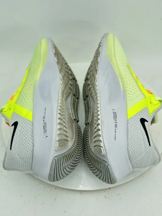 Nike Air Zoom Pegasus 38 Men Size 11 CW7356-700 White Barely Volt Running Shoes - Picture 10 of 11